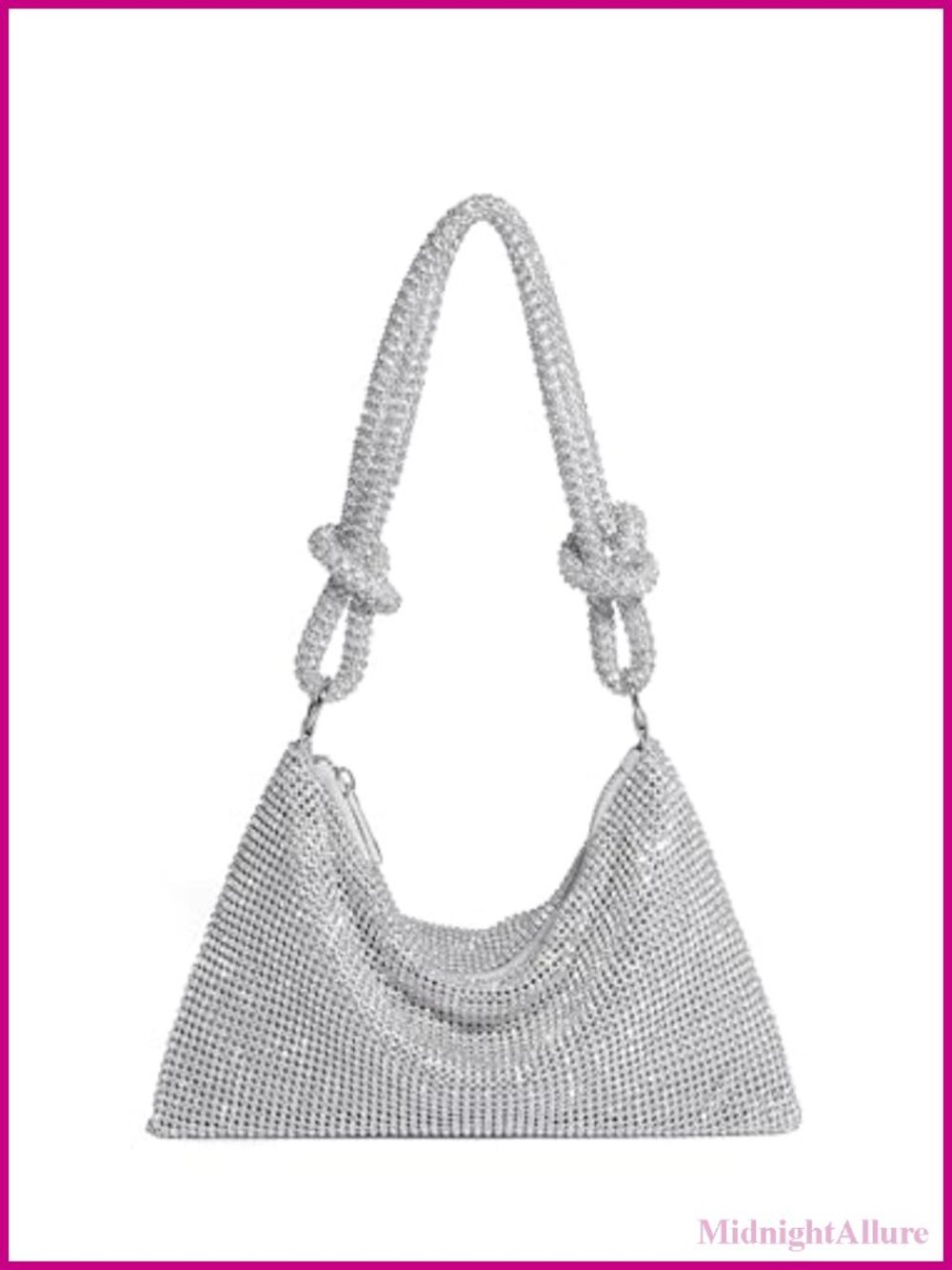 Sparkly Rhinestone Evening Clutch Purse for Women Dressy Small Handbag
